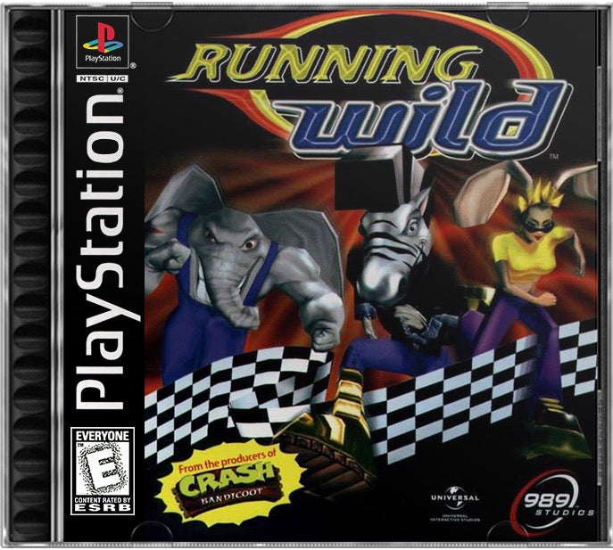 Running Wild PS1 Sony Playstation 1 Used Video Game