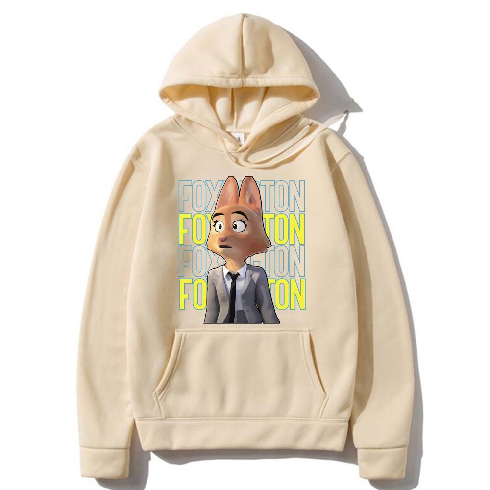 The BAD GUYS Diane Foxington Fanart Hoodie Funny Unisex Casual Loose Brand Hoodies Men/Women Fashion Oversized Hood Sweatshirt