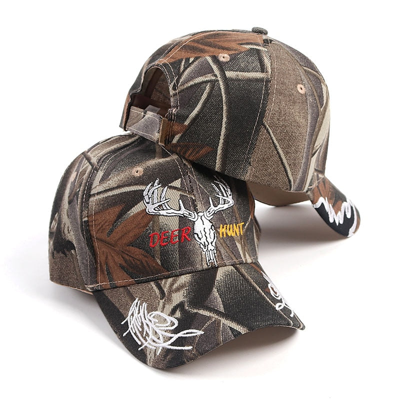 Army Camouflage Baseball Cap Men Animal Embroidery Summer Outdoor Tactical Dad Hat Male Hunting Hats Hip Hop Camo Gorras Hombre