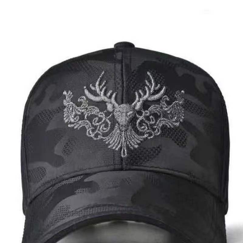 Adult Deer Hunter Fashion Baseball Cap Cotton Snapback Caps Elk Moose Buck Hat Sun Adjustable Fishing Hats summer mesh caps