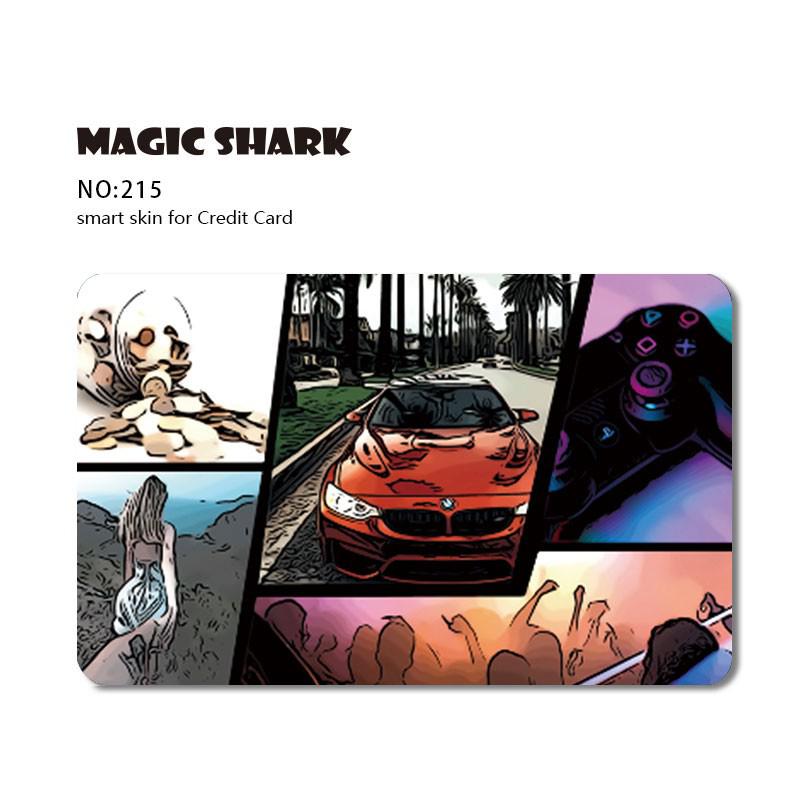 2022 Cute Cat Poker Wings Matte Front Side Cover Sticker Film Skin for Debit Card Credit Card Small Chip Big Chip Full Film