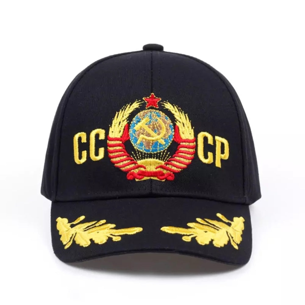 2021 CCCP USSR National Emblem Baseball Caps For Men Women 3D Embroidery Autumn