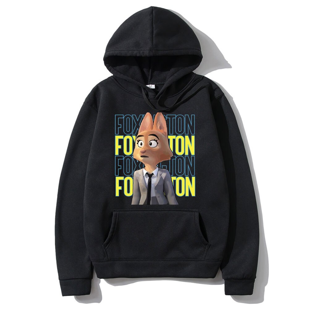 The BAD GUYS Diane Foxington Fanart Hoodie Funny Unisex Casual Loose Brand Hoodies Men/Women Fashion Oversized Hood Sweatshirt