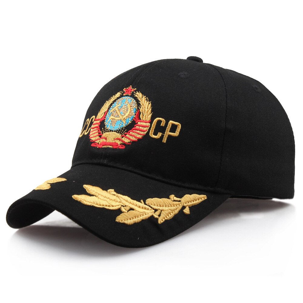 2021 CCCP USSR National Emblem Baseball Caps For Men Women 3D Embroidery Autumn