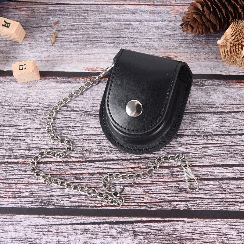 Pocket Watch Necklace Pendant Vintage Simple Style Steampunk Beige Dial Roman # 1 Inch