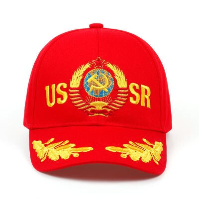 2021 CCCP USSR National Emblem Baseball Caps For Men Women 3D Embroidery Autumn