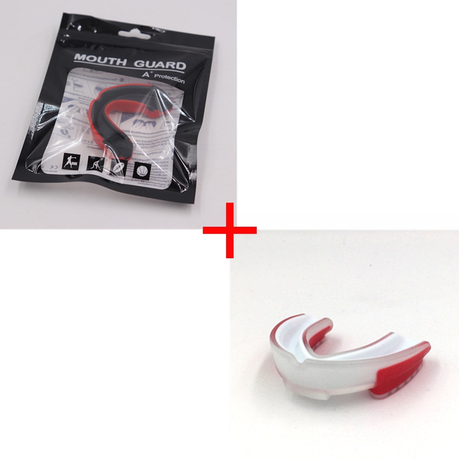 2021 Professional Muay Thai tooth protection EVA Boxing Mouthguard Sports Teeth Braces Box Taekwondo Sanda Rugby MMA Mouth Guard