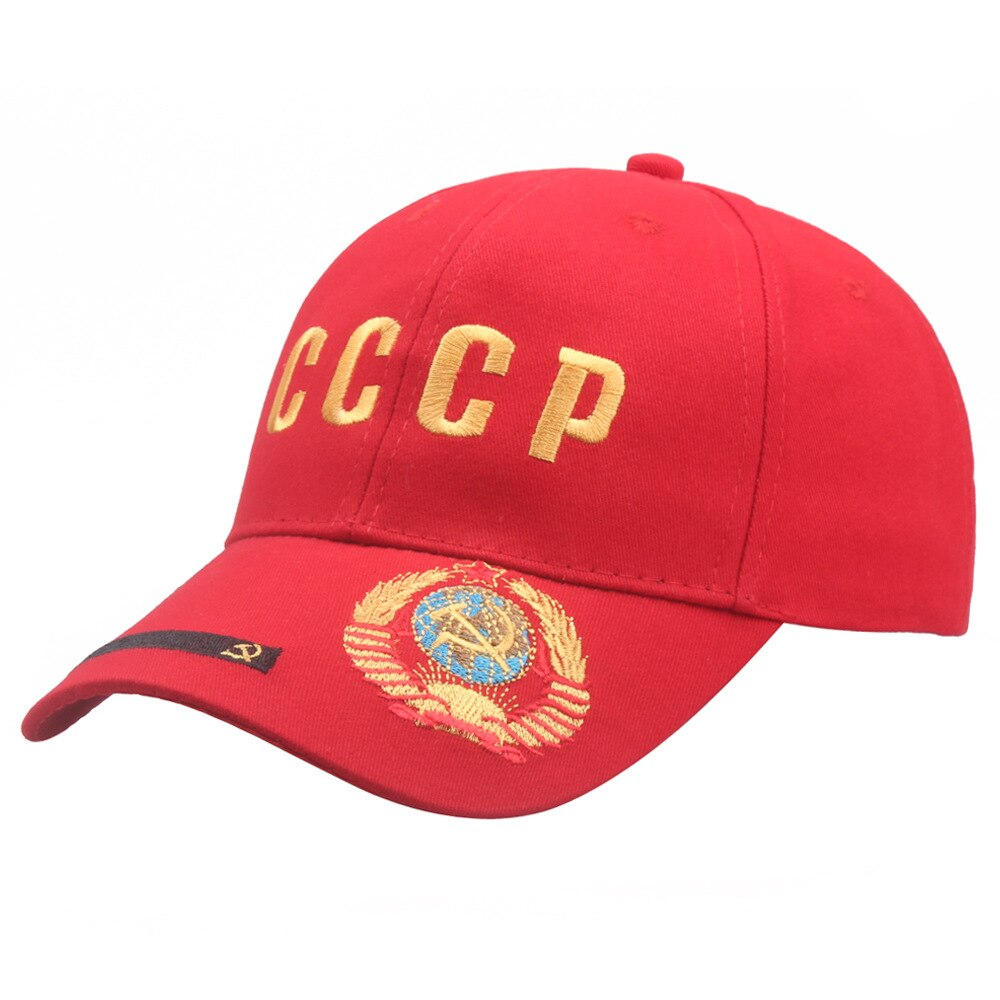 2021 CCCP USSR National Emblem Baseball Caps For Men Women 3D Embroidery Autumn