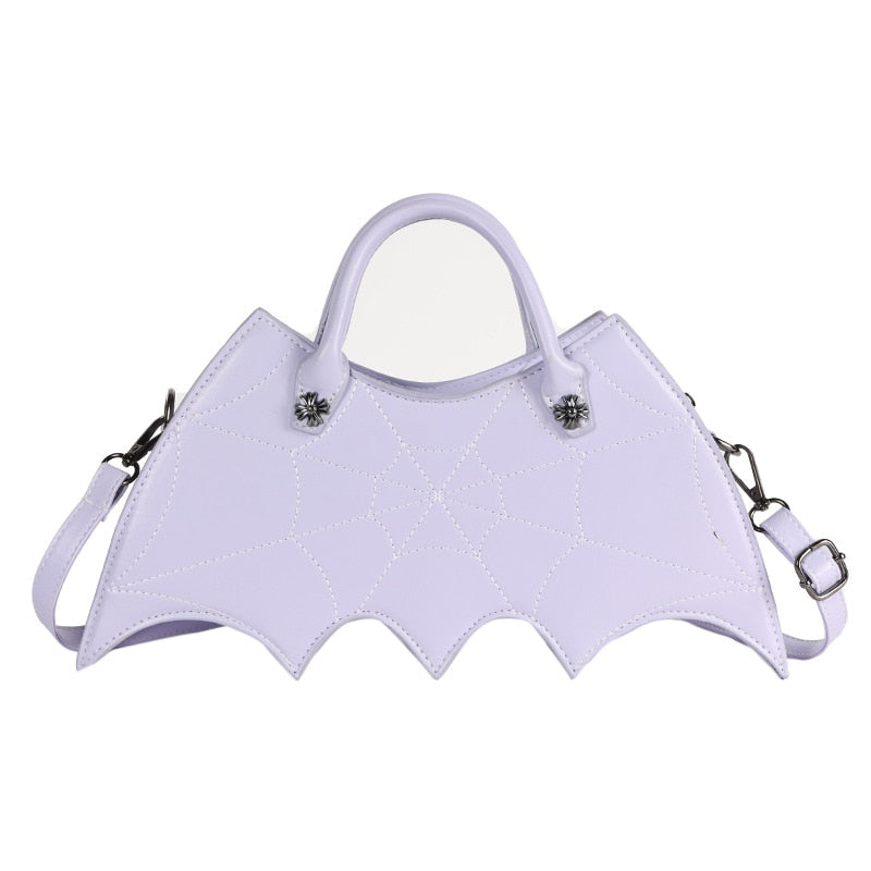 Spider Web Shapes Bags For Women 2022 New Funny Handbags Ladies Punk Style Crossbody Purses Female Fashion Chains Messenger Flap