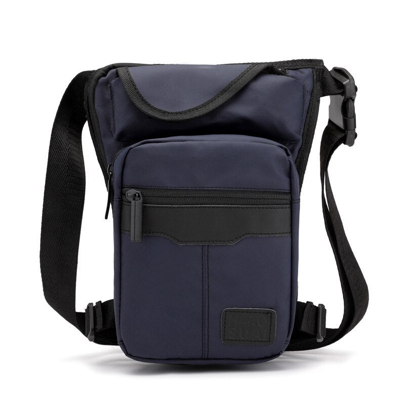 High Quality Nylon Men Drop Leg Bag Fanny Pack Motorcycle Riding Casual Shoulder Cross Body Thigh Male Hip Belt Waist Bags