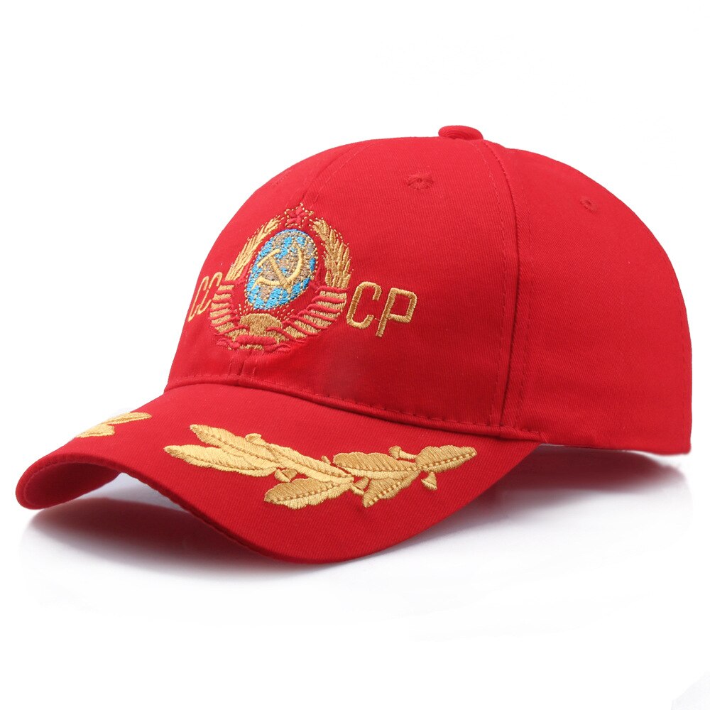 2021 CCCP USSR National Emblem Baseball Caps For Men Women 3D Embroidery Autumn