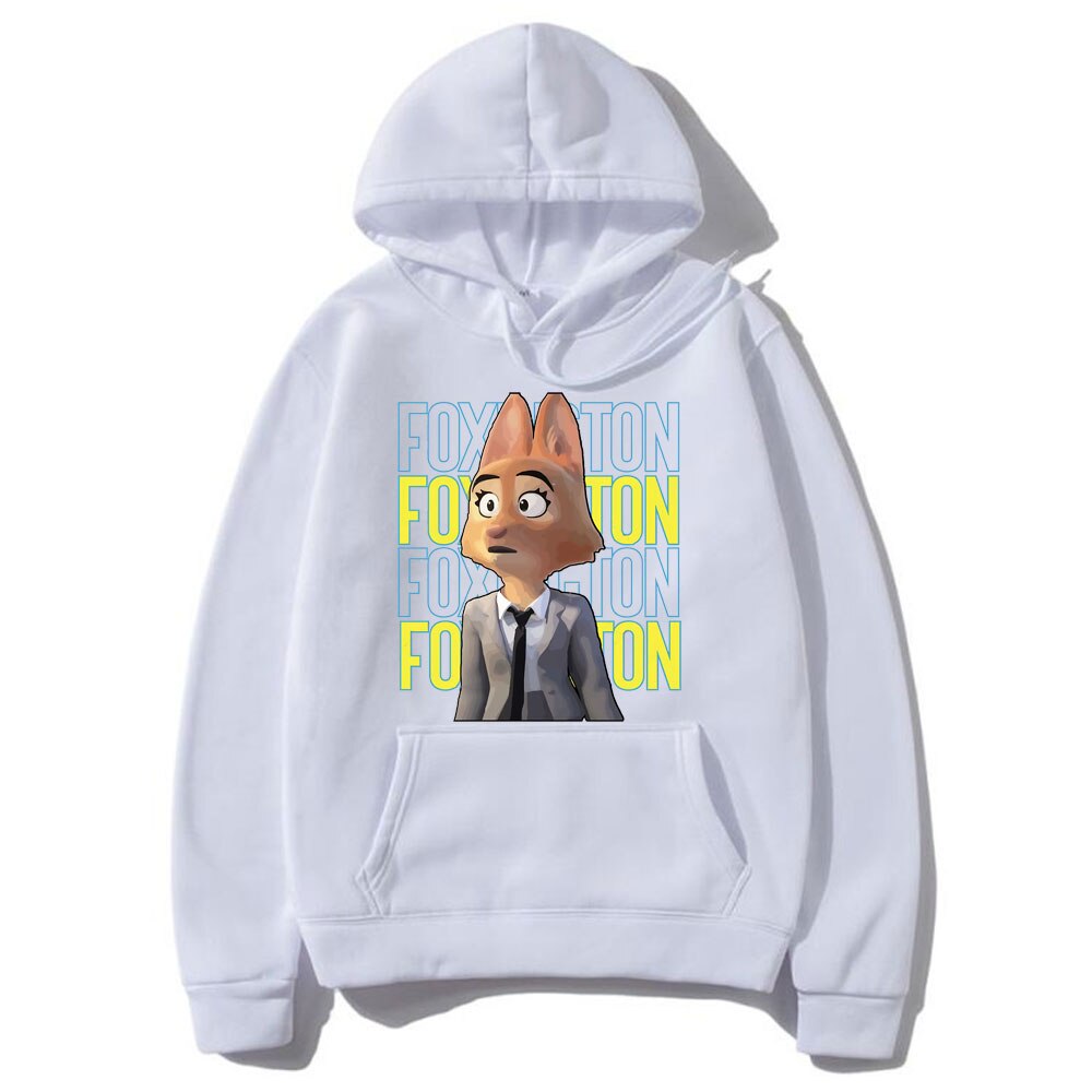 The BAD GUYS Diane Foxington Fanart Hoodie Funny Unisex Casual Loose Brand Hoodies Men/Women Fashion Oversized Hood Sweatshirt