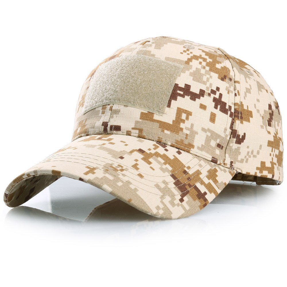 Men Multicam Camouflage Hunting Hiking Cap Sport Tactical Military Army Visor Sun Hat Adjustable Snapback Baseball Cap Adult