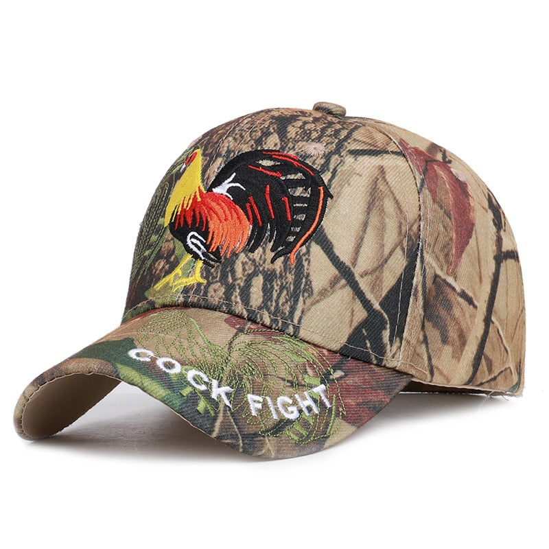 Army Camouflage Baseball Cap Men Animal Embroidery Summer Outdoor Tactical Dad Hat Male Hunting Hats Hip Hop Camo Gorras Hombre