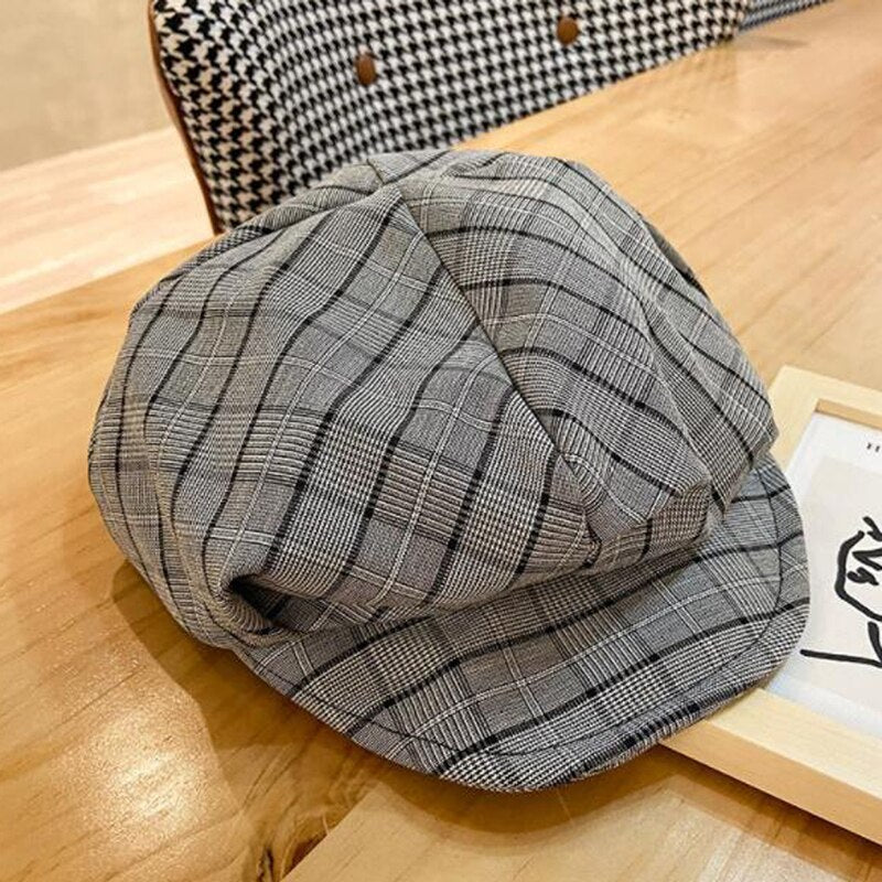 Auutmn Winter Hats for Women Solid Plain Octagonal Newsboy Cap Men Ladies Casual Wool Hat Winter Beret Women Painter Cap