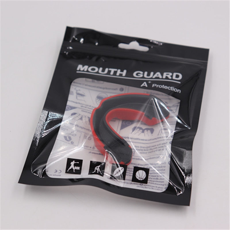 2021 Professional Muay Thai tooth protection EVA Boxing Mouthguard Sports Teeth Braces Box Taekwondo Sanda Rugby MMA Mouth Guard