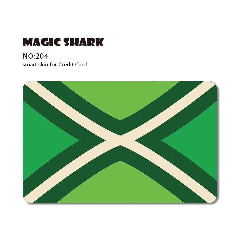 2022 Cute Cat Poker Wings Matte Front Side Cover Sticker Film Skin for Debit Card Credit Card Small Chip Big Chip Full Film