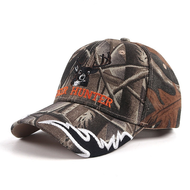 Army Camouflage Baseball Cap Men Animal Embroidery Summer Outdoor Tactical Dad Hat Male Hunting Hats Hip Hop Camo Gorras Hombre