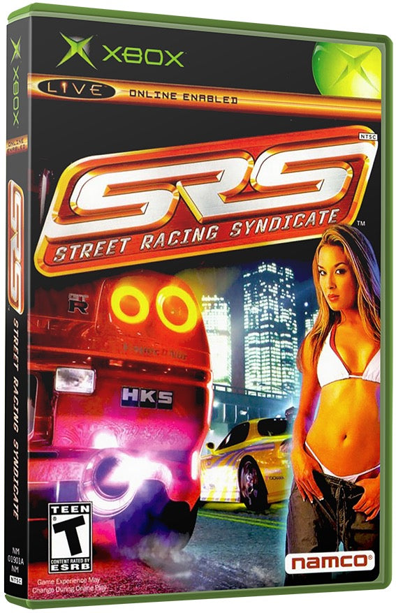 SRS - Street Racing Syndicate Used Microsoft XBOX Original Video Game