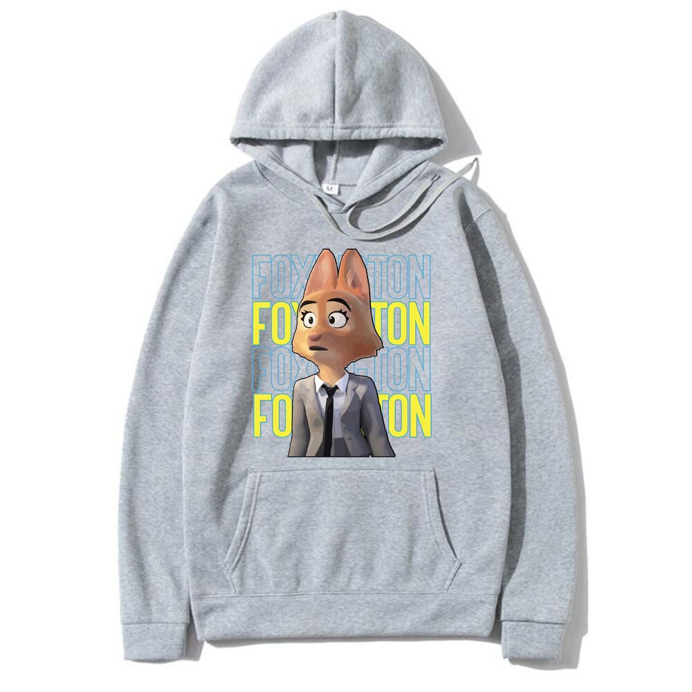 The BAD GUYS Diane Foxington Fanart Hoodie Funny Unisex Casual Loose Brand Hoodies Men/Women Fashion Oversized Hood Sweatshirt