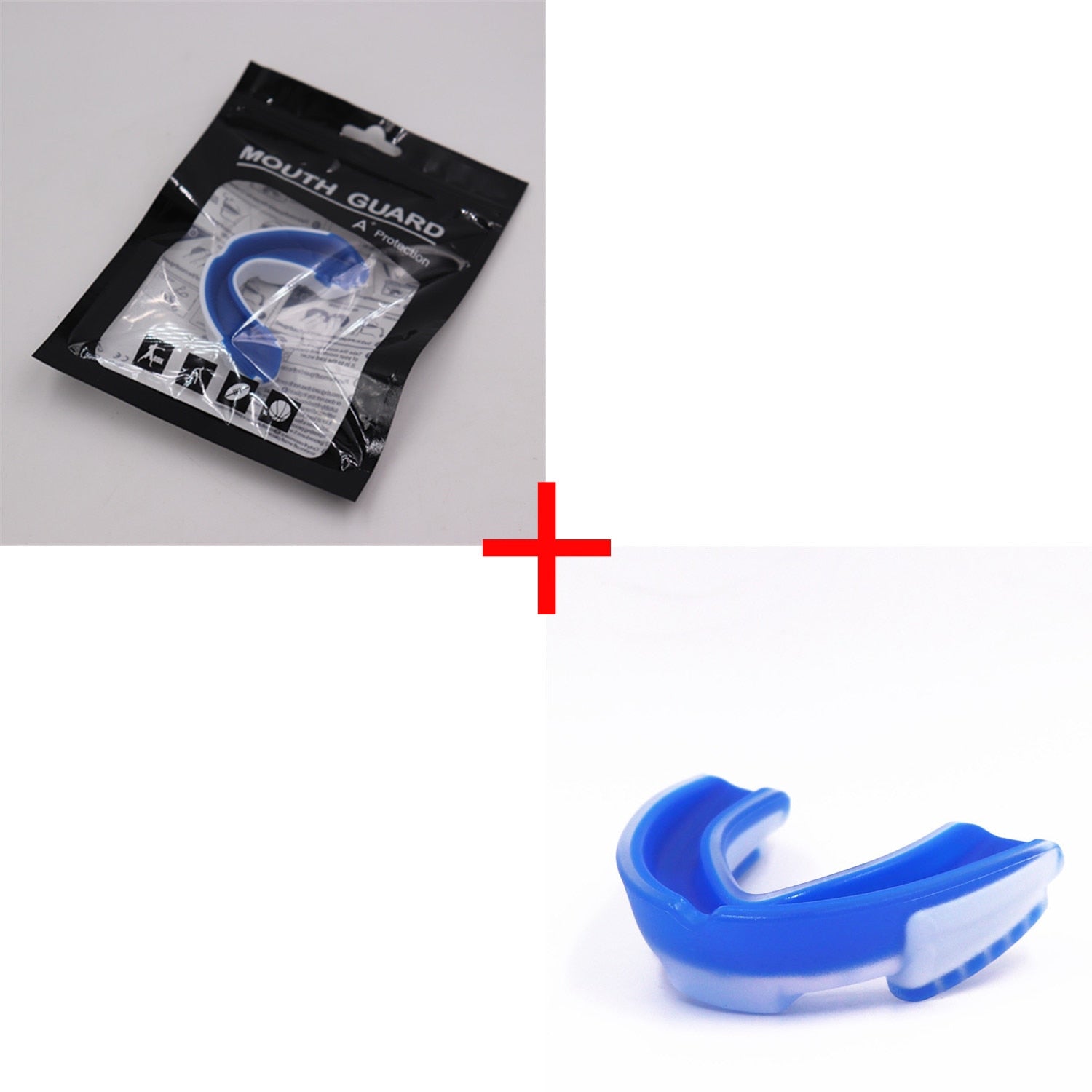 2021 Professional Muay Thai tooth protection EVA Boxing Mouthguard Sports Teeth Braces Box Taekwondo Sanda Rugby MMA Mouth Guard