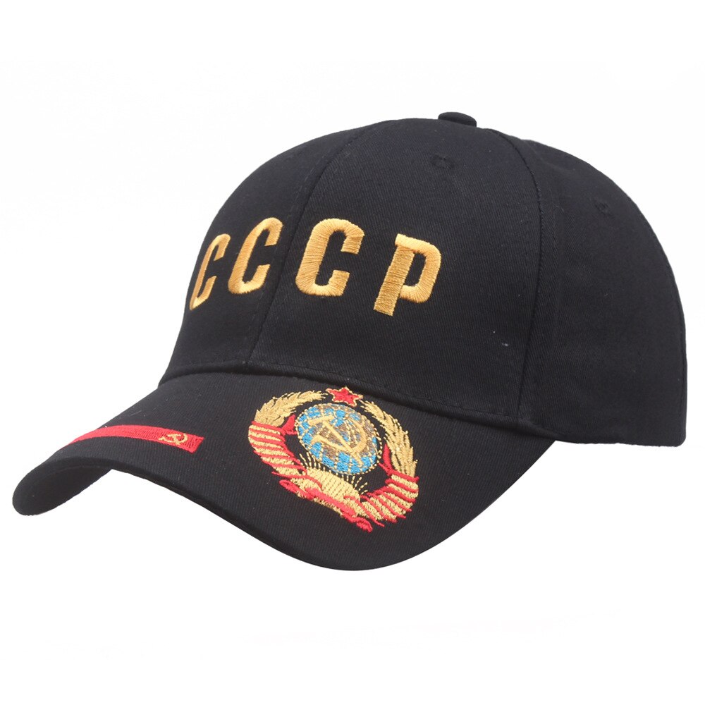 2021 CCCP USSR National Emblem Baseball Caps For Men Women 3D Embroidery Autumn