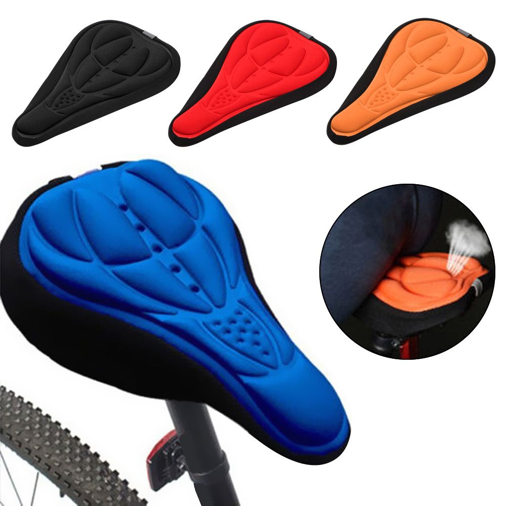Bike Accessories Saddle Cover Case Sporting Goods Bike Seat Cover Bicycle Gel Pad Soft Cushion Cycling 3D Cushion