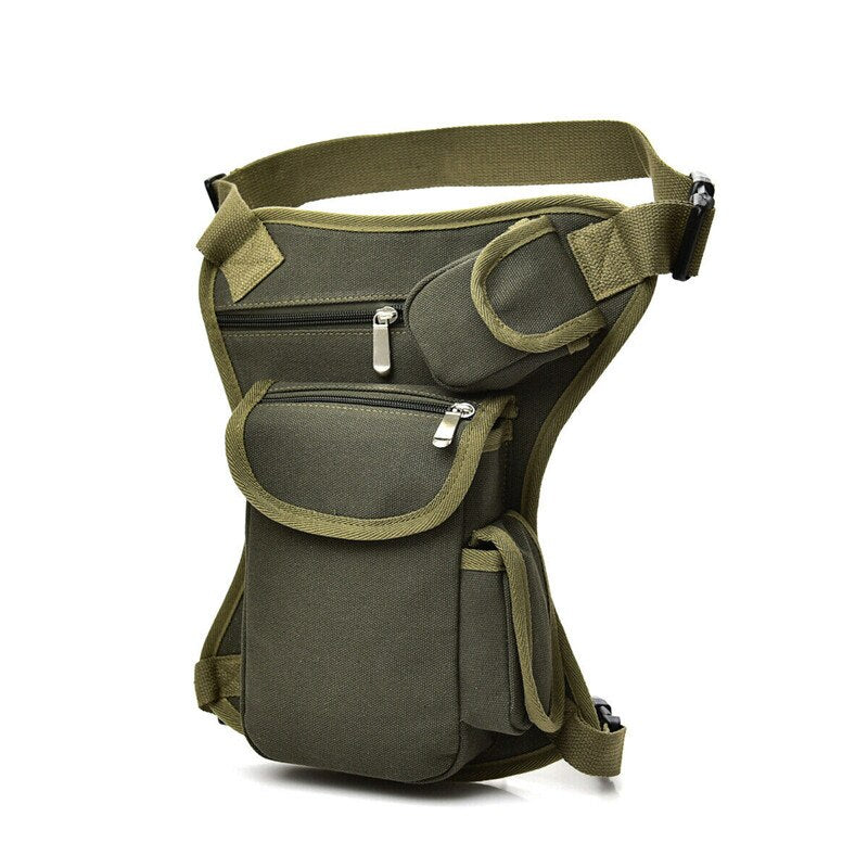 Fashion Motorcycle Small Side Bags Portable Waterproof Motorcycle Leg Bag Outdoor Casual Waist Bag Practical Small Luggage Bags
