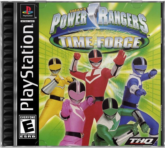 Saban's Power Rangers - Time Force PS1 Sony Playstation 1 Used Video Game