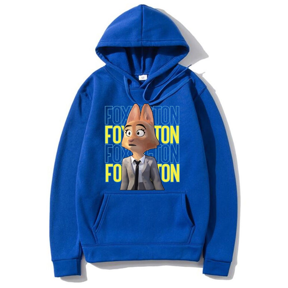 The BAD GUYS Diane Foxington Fanart Hoodie Funny Unisex Casual Loose Brand Hoodies Men/Women Fashion Oversized Hood Sweatshirt