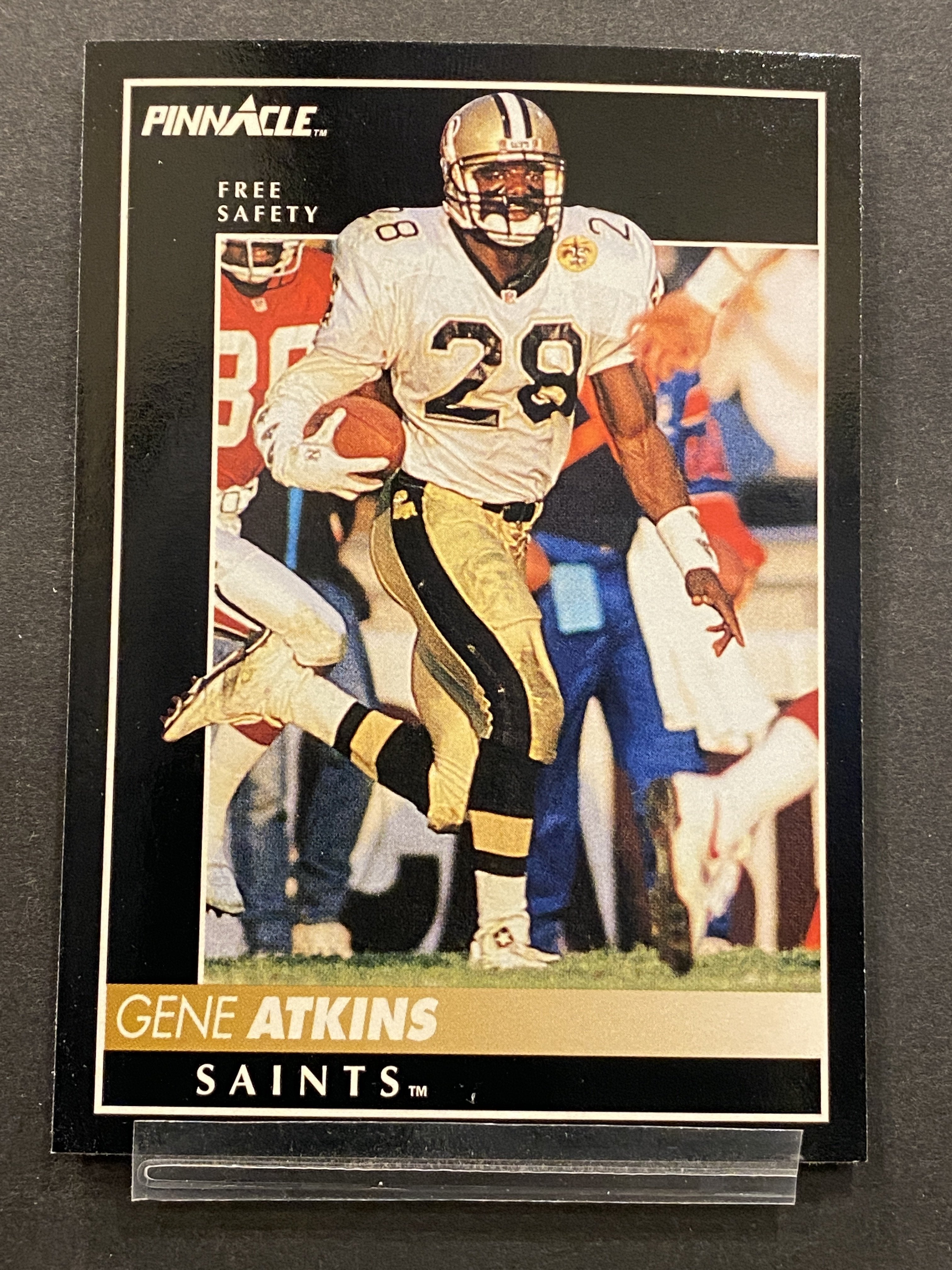 Gene Atkins Pinnacle Football Card New Orleans Saints