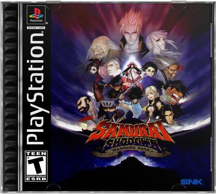 Samurai Shodown - Warriors Rage PS1 Sony Playstation 1 Used Video Game
