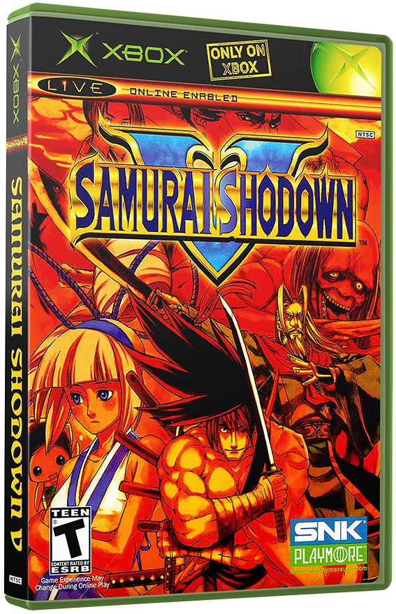 Samurai Shodown V Used Microsoft XBOX Original Video Game