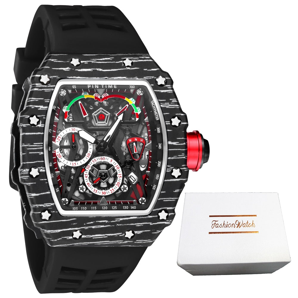 Big Dial Sport Watch Men Chronograph Quartz Military Mens Watches Top Brand Luxury Gold Clock Hip Hop Reloj Relogio Montre Homme