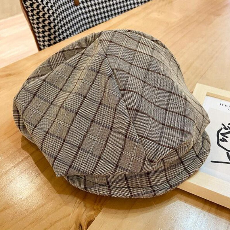Auutmn Winter Hats for Women Solid Plain Octagonal Newsboy Cap Men Ladies Casual Wool Hat Winter Beret Women Painter Cap