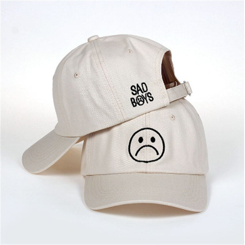 Cartoon Smile Face Baseball Caps For Men Women Fashion Kpop Snapback Hip Hop Caps 100%Cotton Streetwear Sports Funny Dad Hat