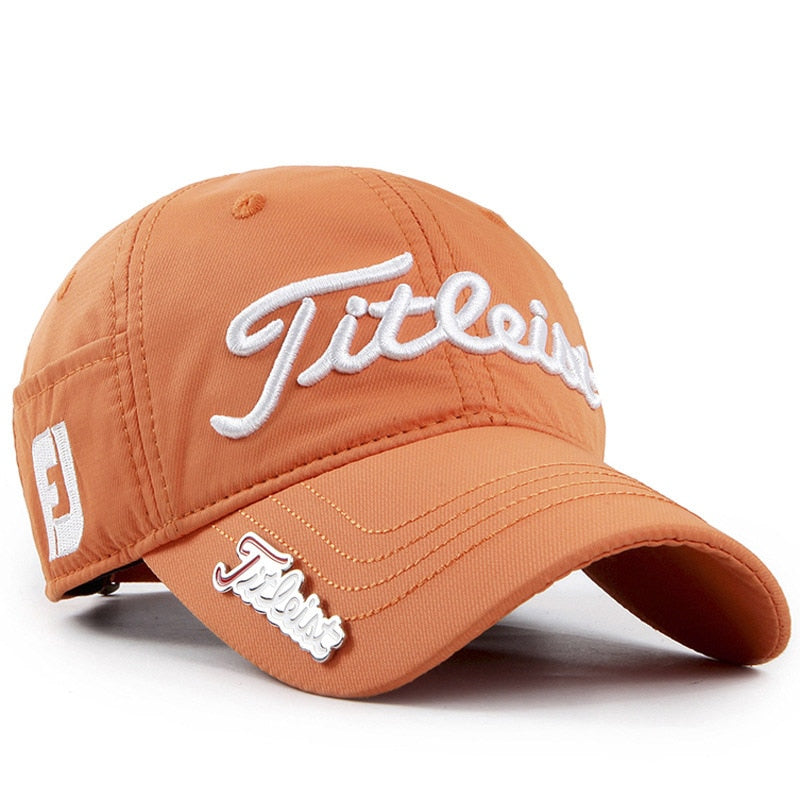 2022New Golf Hat Fashion Men's Baseball Cap with Mark Brand Outdoor Sun Hat Men