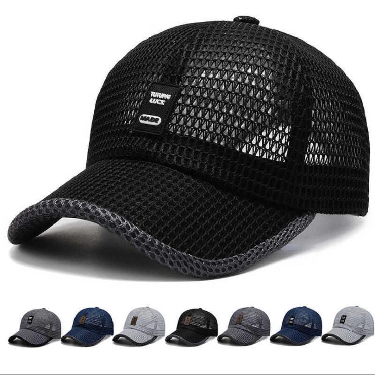 [NORTHWOOD] Men's Mesh Baseball Cap Breathable Summer Caps Dad Hat Outdoor Fishing Hats Bone Gorras Snapback Trucker Cap