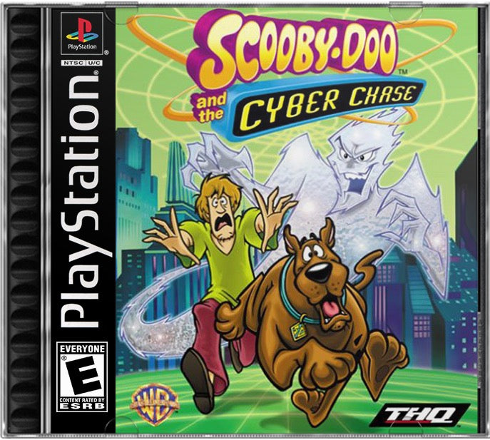 Scooby-Doo and the Cyber Chase PS1 Sony Playstation 1 Used Video Game