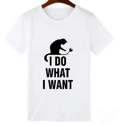 Female Cotton T-shirt Exclusive Design 028