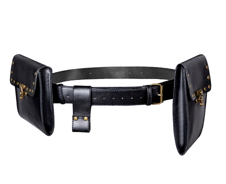 Belt System Black Leather