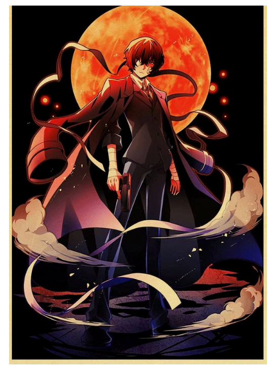 Anime Bungo Stray Dogs Poster Wall Decor Art Print Manga Decor Live Room Bedroom 12x16