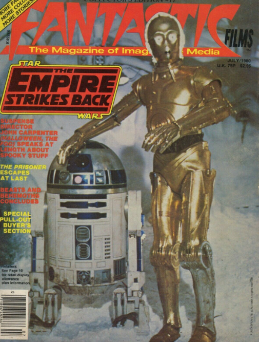 Fantastic Films Magazine Used Collectors Edition 17 The Empires Strikes Back 198