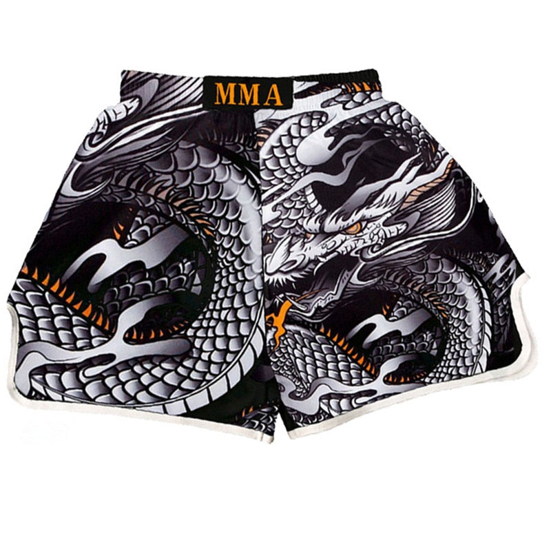 2022 Boxing Shorts Muay Thai Kick Boxing Boxer Trunks MMA Men Fight BJJ Grappling Sportswear Cheap Boxing Short Pant Wholesale