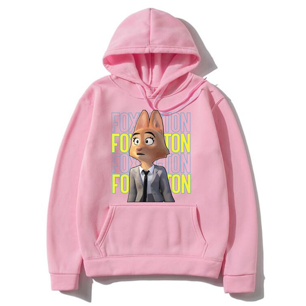 The BAD GUYS Diane Foxington Fanart Hoodie Funny Unisex Casual Loose Brand Hoodies Men/Women Fashion Oversized Hood Sweatshirt