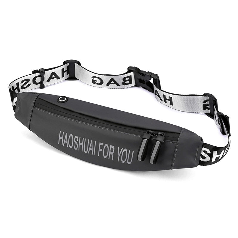 Fashion Letter Waist Bags For Men Casual Nylon Waist Packs Hot Sale Unisex Belt