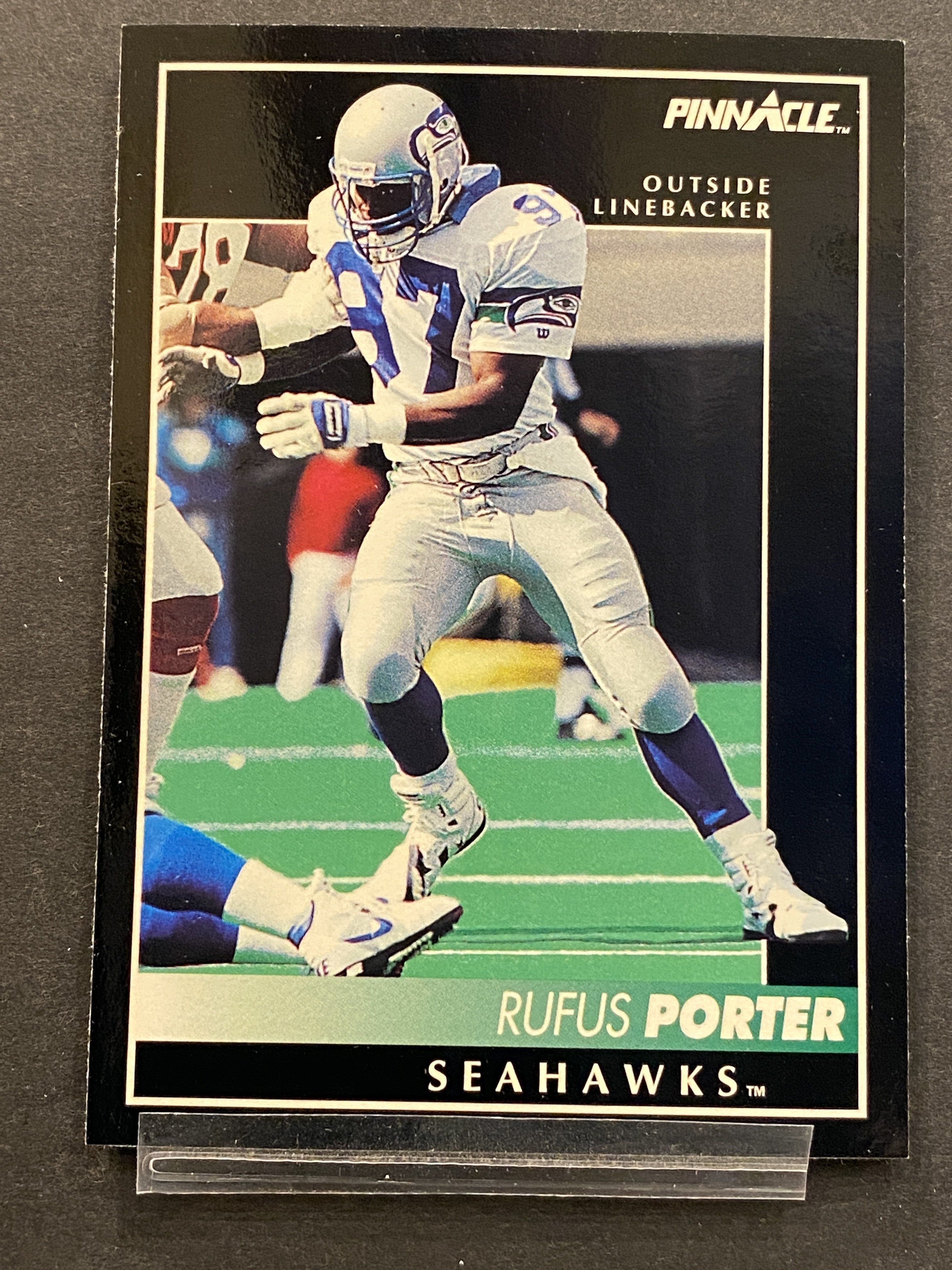 Rufus Porter Pinnacle Football Card Seattle Seahawks
