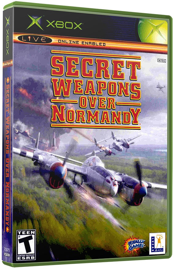 Secret Weapons Over Normandy Used Microsoft XBOX Original Video Game