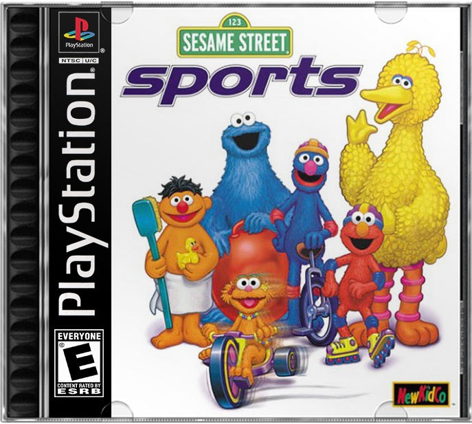 Sesame Street Sports PS1 Sony Playstation 1 Used Video Game