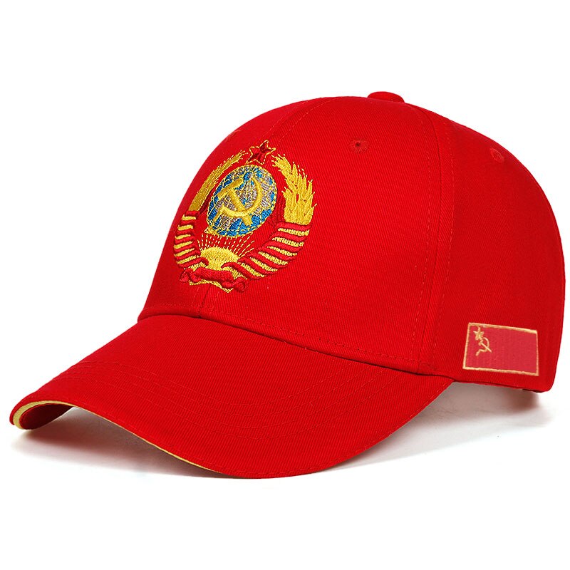 2022 high quality Russian CCCP national emblem Baseball Cap 100%Cotton snapback